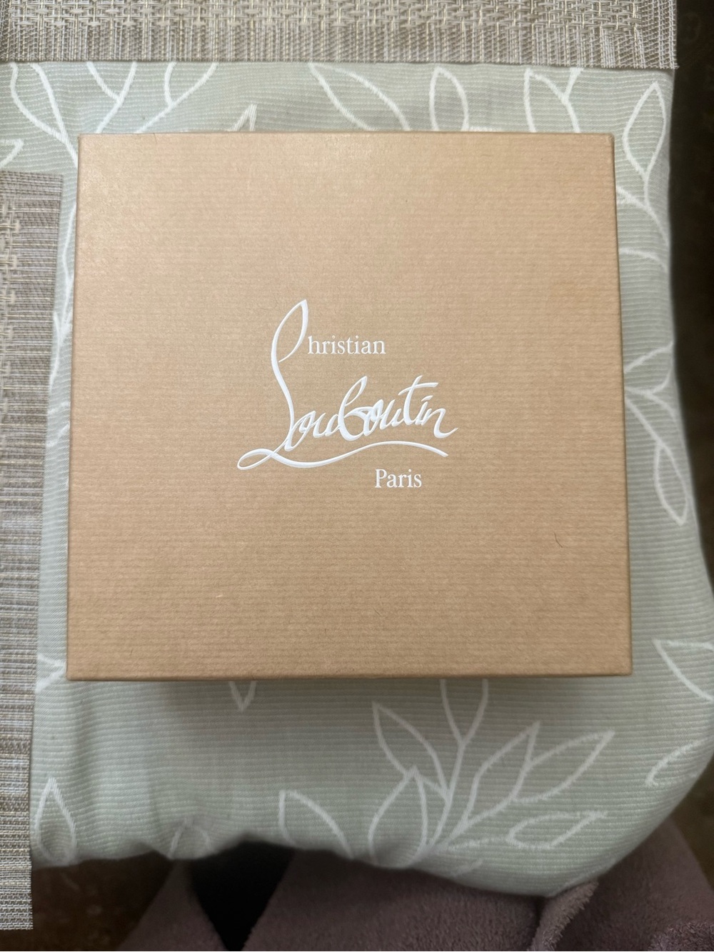 Christian Louboutin white reversible belt. Brand new, with box, in giftable .